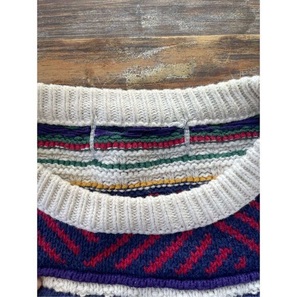 S3 Vintage‎ Grandpa Coogi Crew Neck Pullover Sweater - Picture 5 of 6